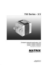 MATRIX Pneumatic Division - 750 Series compact solenoid multi-valve | 3/3