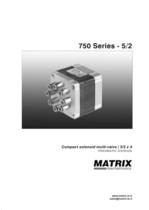 MATRIX Pneumatic Division - 750 Series compact solenoid multi-valve | 5/2 x 4