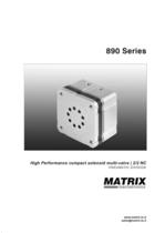 MATRIX Pneumatic Division - 890 Series High Performance compact solenoid multi-valve - 2/2 NC x 9
