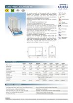 Analytical balance series XA