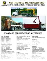 80-TM Truck Mounted Material Handler specification sheet