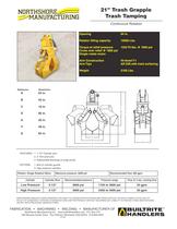 Trash Tamping Grapple