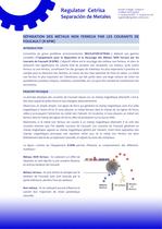 S�PARATEUR DE M�TAUX PAR LES COURANTS DE FOUCAULT (R-SPM)