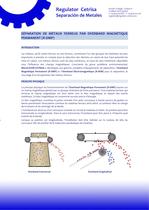 S�PARATION DE M�TAUX FERREUX PAR OVERBAND MAGN�TIQUE PERMANENT (R-OMP)