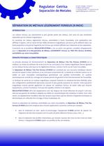 S�PARATION DE M�TAUX L�G�REMENT FERREUX (R-INOX)