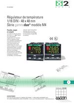 R�gulateur de temp�rature 1/16 DIN - 48 x 48 mm