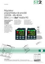 R�gulateur programmateur de proc�d� 1/16 DIN - 48 x 48 mm