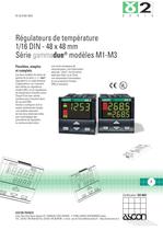 R�gulateurs de temp�rature 1/16 DIN - 48 x 48 mm