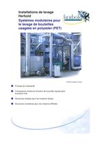 Lignes de Lavage Bouteilles PET