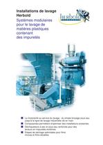 Lignes de Lavage mati�res plastiques