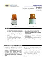 Beacons (Industrial): 2.5 & 11 Joule - Telephone Ring Initiated
