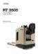 Transpalettes � conducteur port� RT 3500