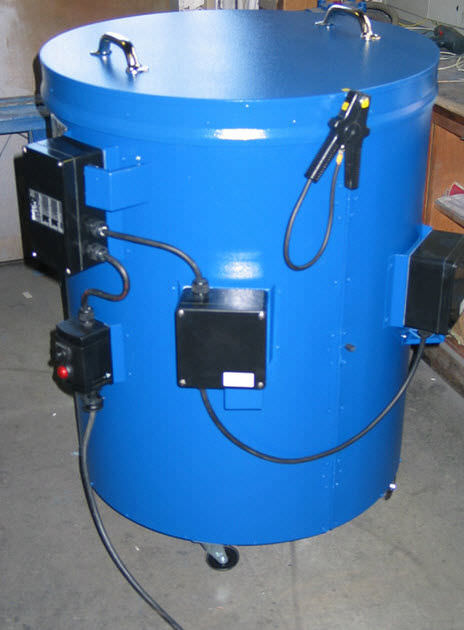 Couverture Chauffante Pour Fût Industriel 200L - 2000W, 0-120°C, Régulation Numérique - Empêche La Solidification Des Liquides