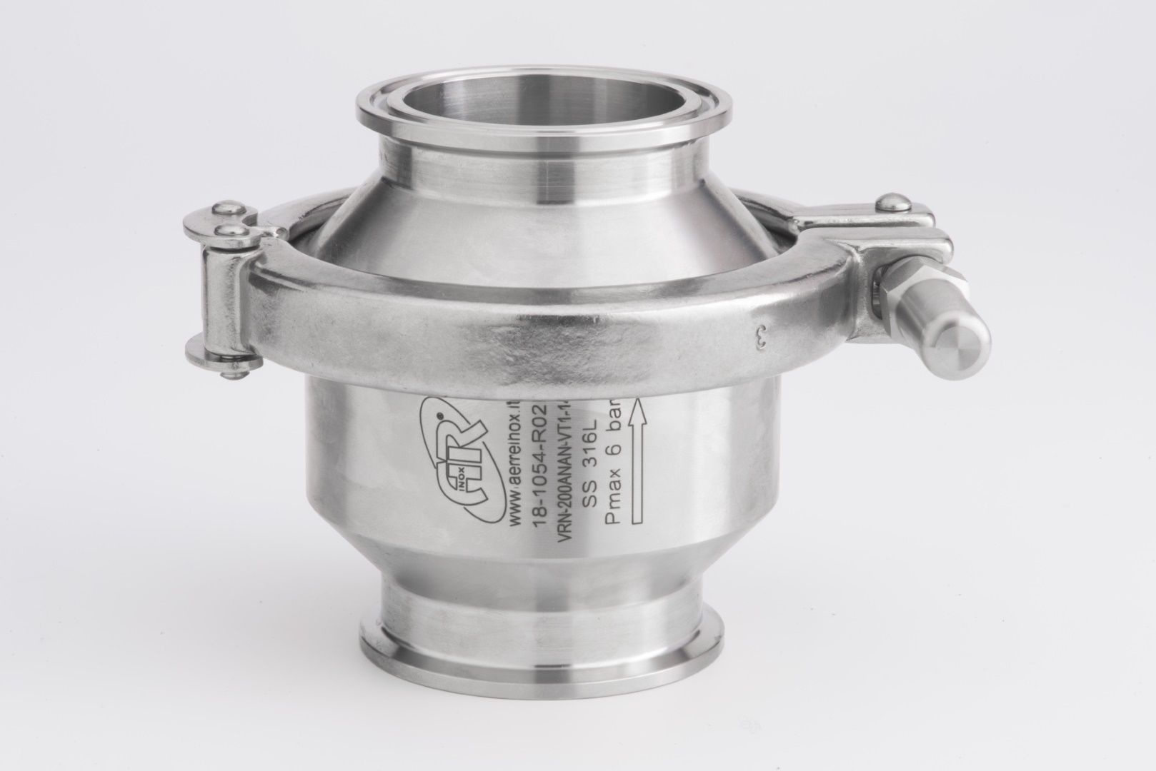 Tri Clamp 3 Pouces (76mm) - Acier Inoxydable Sanitaire - Pour Brasserie, Laiterie, Pharmaceutique - Joint PTFE Inclus