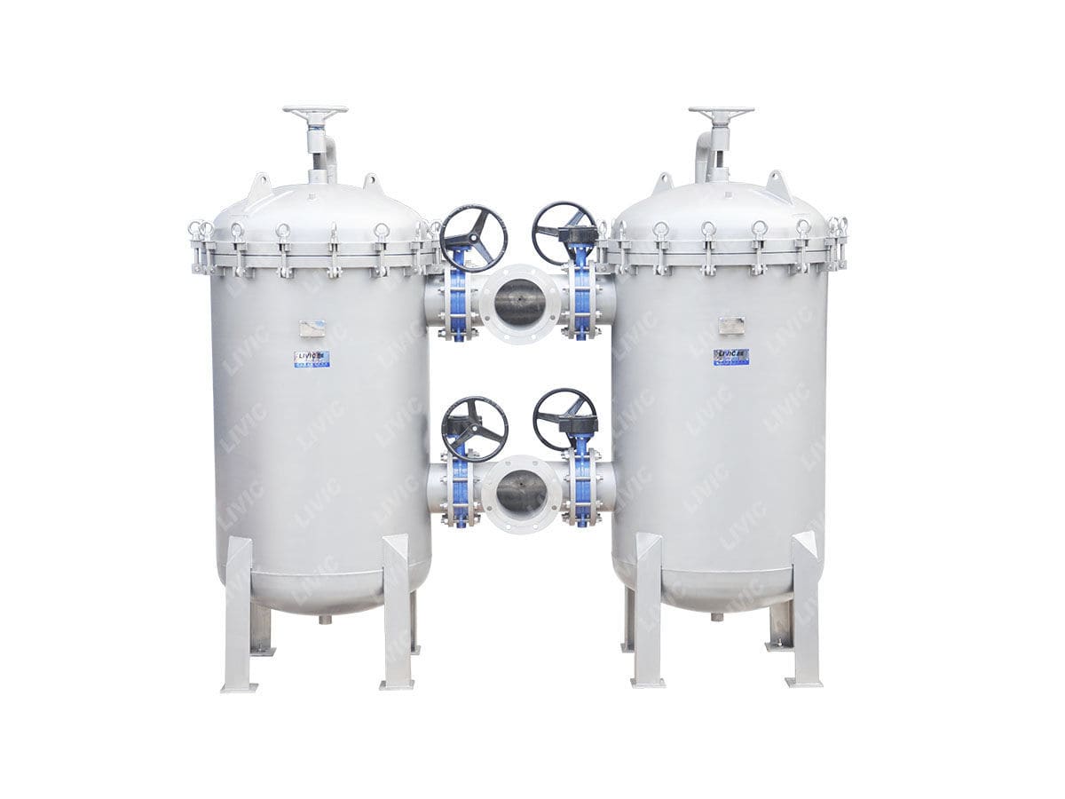 Filtre à liquide / à panier / en maille métallique / en acier