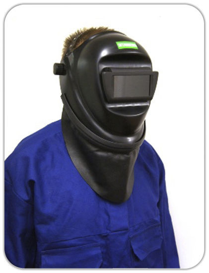 Bavette De Protection Ignifuge Pour Casque De Soudure - Coton Et Cuir, Taille Unique, Installation Facile
