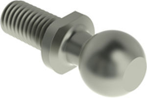 Rotule De Direction Avec Circlip En Acier Zingué DIN 71802 Pièce De Fixation Universelle Longueur 25mm M6 Droite M8 Droite Joint Vérin Gaz Roulement Bille Tige Goujon Fileté