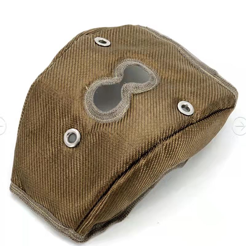 Couverture Turbo En Fibre De Titane | Isolation Thermique Pour Turbocompresseurs T3/T4, Résiste Jusqu'à 1200°C