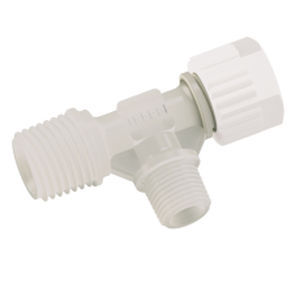 Raccord Mâle Droit BSPT En Nylon Bleu Tefen - Pour Tuyaux Flexibles (Jusqu'à 14 BAR)