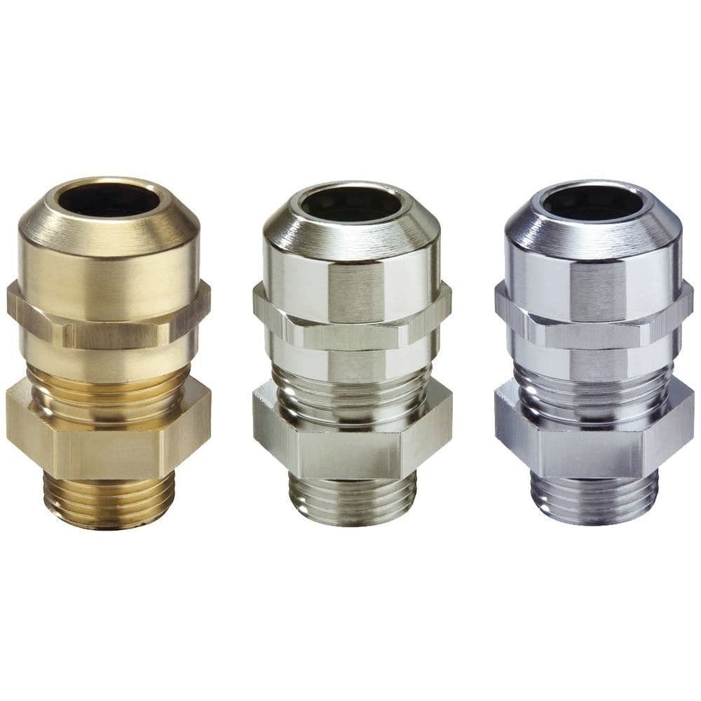 Lot De 5 Presse-étoupes Laiton IP68 M12 M16 M20 + écrous