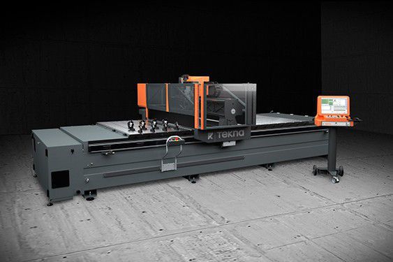 Centre D Usinage Cnc Axes Tke Tekna Vertical Pour Aluminium Pour Acier