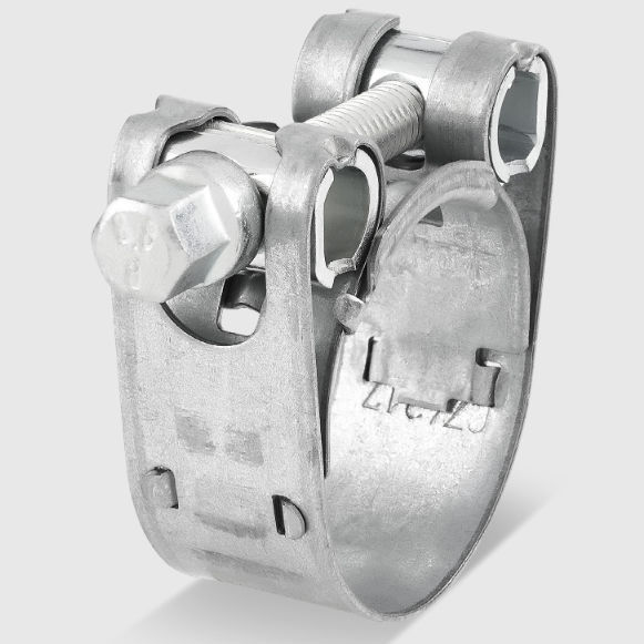 3 Colliers De Serrage à Boulon Articulé Editbar - Acier Inox 304 - 40-43mm