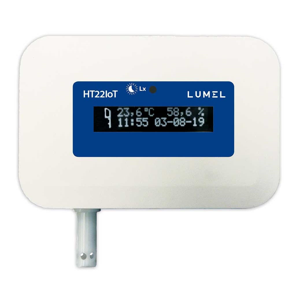 Data logger de température HT22IoT LUMEL d'humidité / CO2 / Modbus