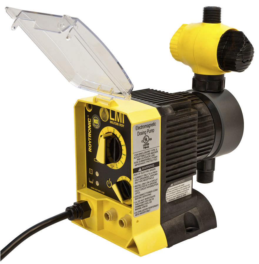 Pompe pour produits chimiques A series LMI Milton Roy électrique
