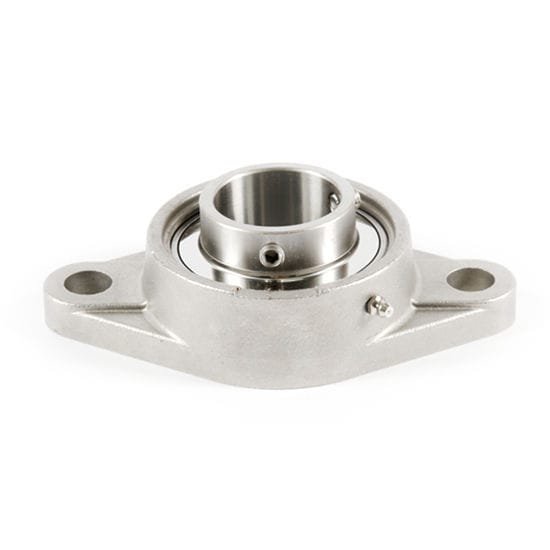 2 Pcs Palier à Semelle UCF208 40mm - Roulement Auto-Alignant Bride Carrée Fonte