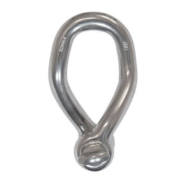 Manille Pivotante En Acier Inoxydable 6mm – Pour Voile, Gréement, Bateau, Levage, Utilisation Marine/industrielle - 6