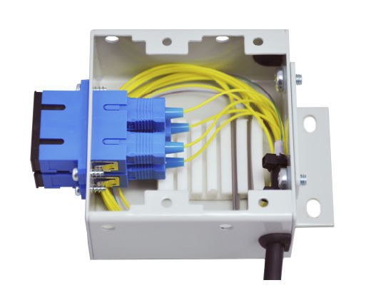 Boîte D'Épissure Fibre Optique DIGITUS | 6 Ports SC Duplex - Montage Rail DIN, Métal
