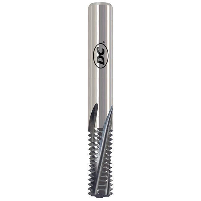 Fraise à Fileter Carbure GF6166VS M8 – DC SWISS – Revêtement TiALN, Cannelure Hélicoïdale