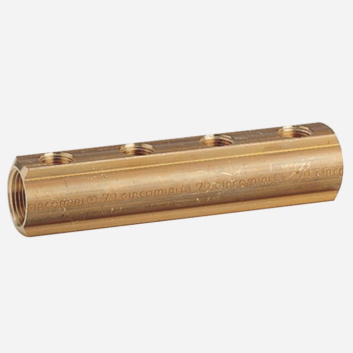 Manifold multivoie - R551 series - Giacomini - en laiton / filetage femelle