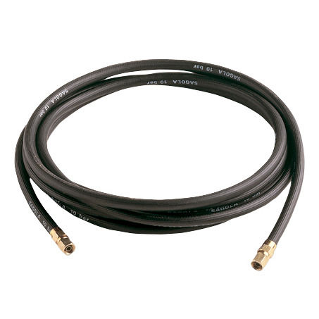 Tuyau Air Comprimé Peinture 5m Ø8mm - Antistatique Sans Silicone, Résistant 20 Bar, Avec Raccord Laiton