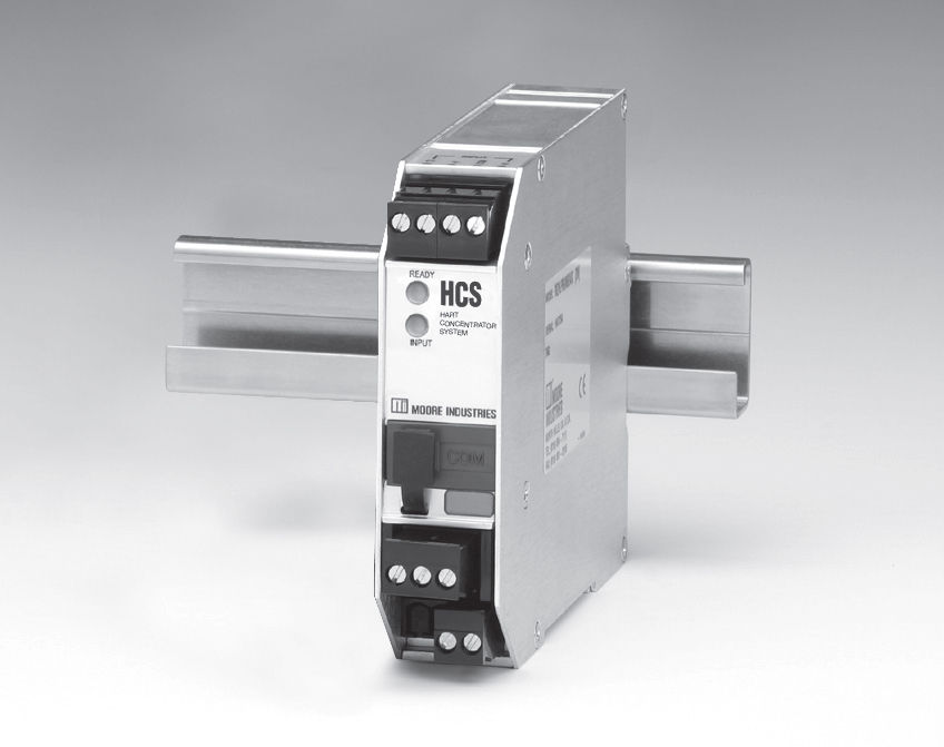 Convertisseur de signal sur rail DIN - 24 VDC, 4 - 20 mA | HCS - Moore
