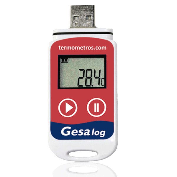 Termometro USB Con Sonda Impermeabile - Data Logger, Allarme Temperatura, Per PC, Server, Farmacia, Serre, Monitoraggio Ambientale