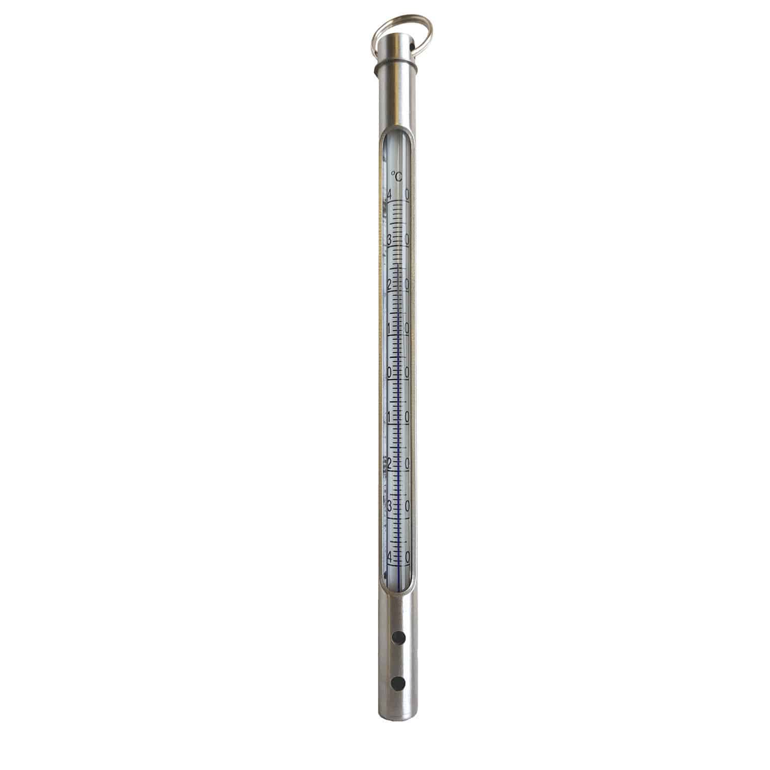 Thermomètre Analogique Pour Boissons -10°C à 110°C Avec étui Métal - Pour Thé, Café, Vin - Pince De Fixation - 8