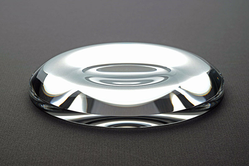 Lentille Ophtalmique Double Asphérique 20D Noire - Pour Examen Des Yeux, Usage Médical Et Professionnel, Neuve