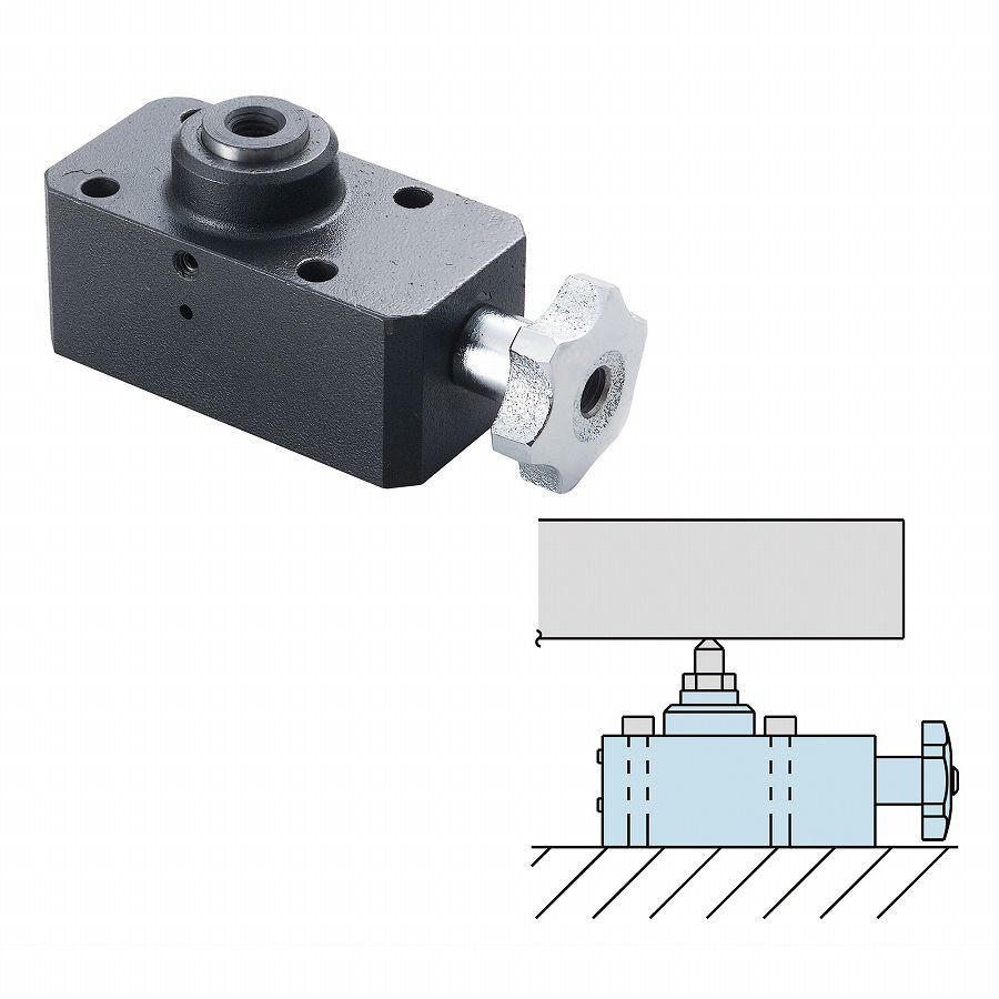 Support pour pièces à usiner / ajustable / en acier CP300 Imao
