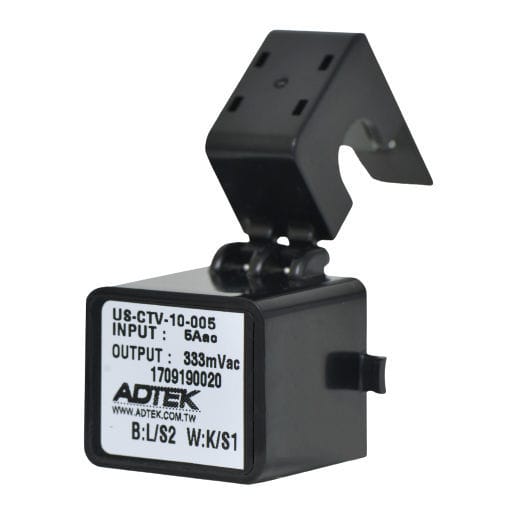 Capteur De Courant à Pince OPCT16ATL 100A/1V - Noyau Divisble - Câble Jack 3,5 Mm - Pour Mesures Électriques