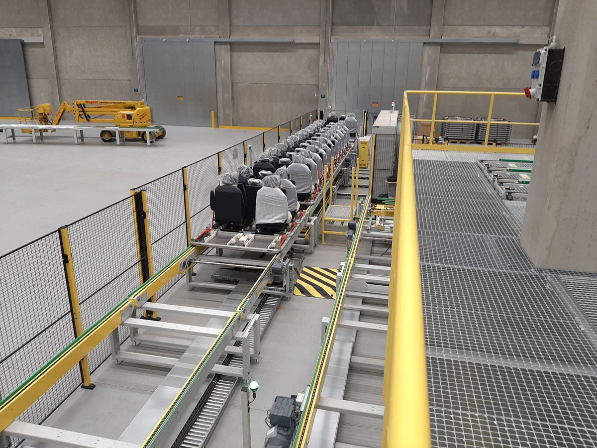 Convoyeur à rouleaux ShippingLine ROFA Group de palettes / de