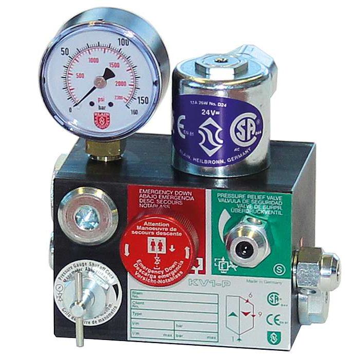 Vanne à commande hydraulique KV 1P Blain Hydraulics GmbH pour