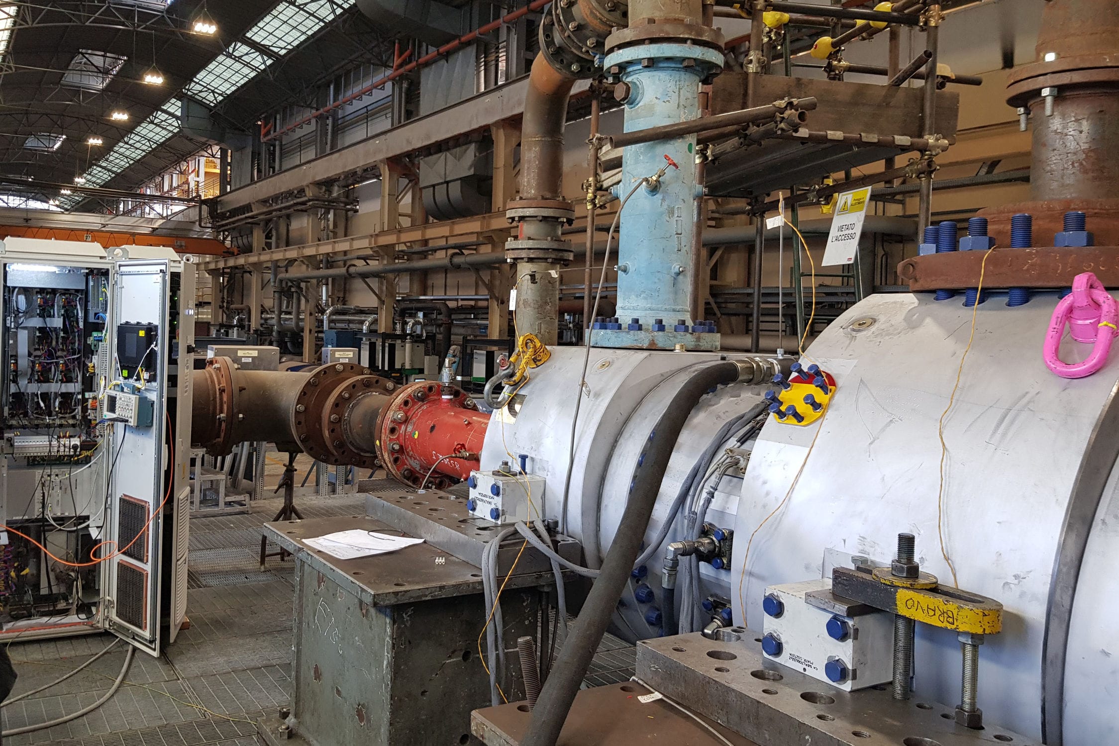 Compresseur centrifuge Baker Hughes d'air / électrique / stationnaire