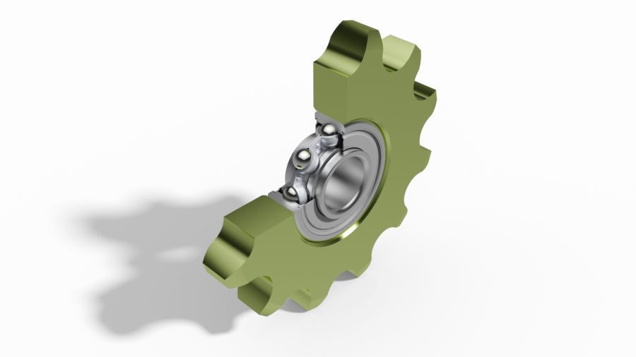 Pignon Pour 2 Chaînes 06B1 23 Dents TL 1108 Challenge - EDI - DST-06B023