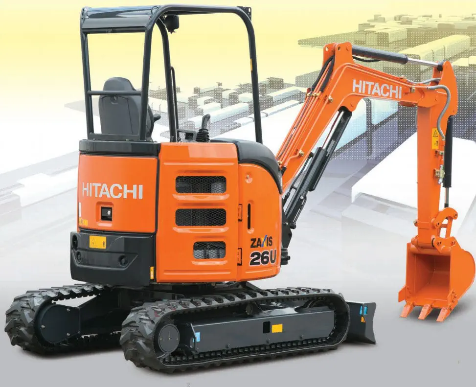 ピスパレ Mini pelle - ZX26U-5A - HITACHI Construction Machinery - sur