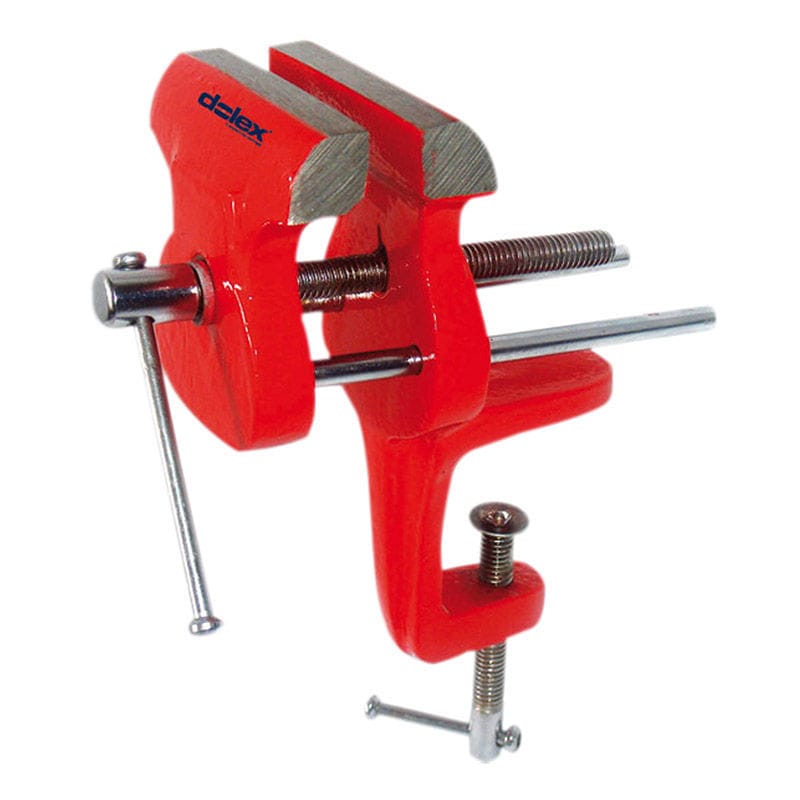 Étau De Montage De Mouches – Acier + Céramique, Base Carrée 5,3 Cm, Hauteur 10,2 Cm, Portable, Fixation Par Vis, Fermeture Rapide