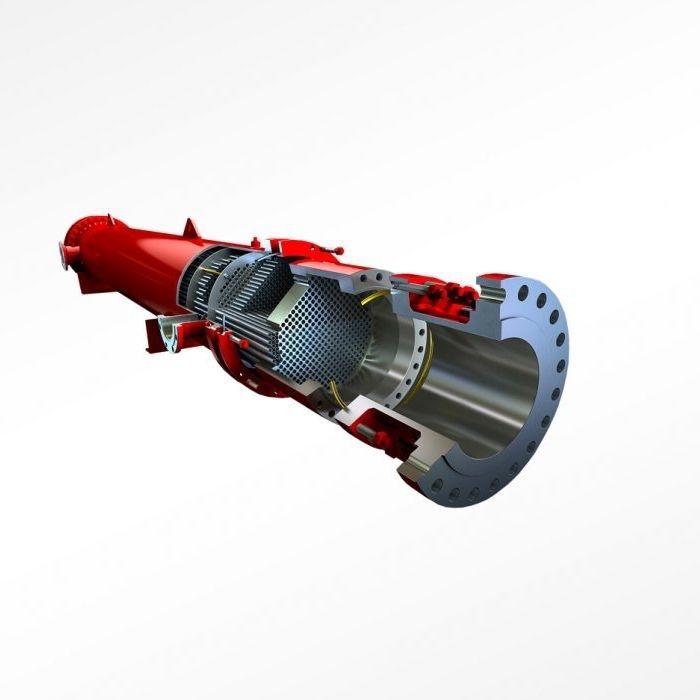 Échangeur de chaleur à tubes et calandre Didar Industrial Cooling INC