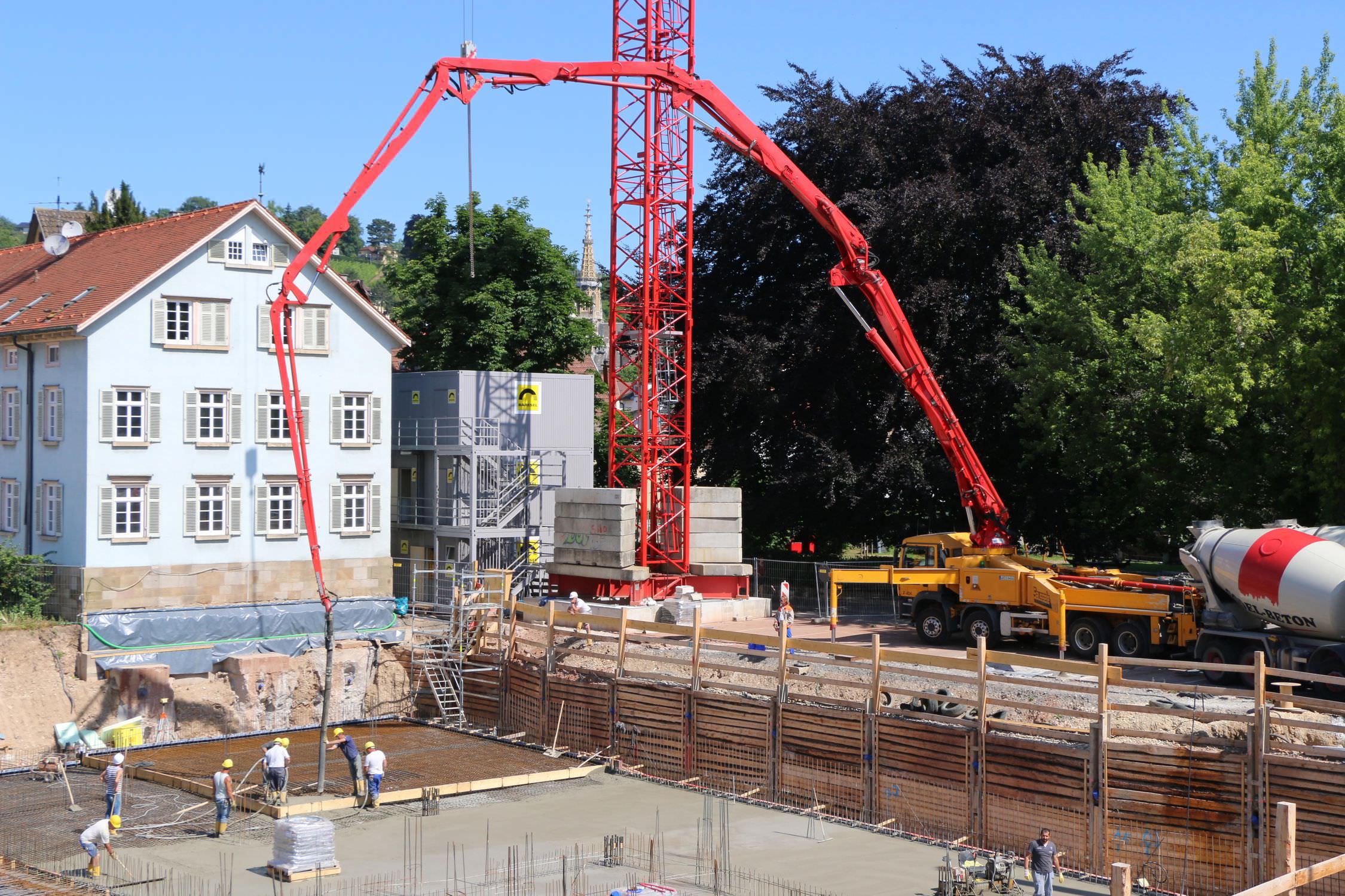 Pompe à béton automotrice pour chantier - M 42-5 - Putzmeister