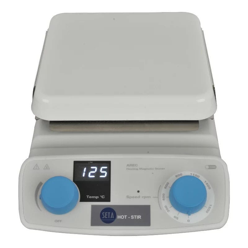 Agitateur Magnétique Chauffant Avec Plaque - Capacité 2000 Ml, Vitesse 100-2000 Tr/min, Température Max 271°C - Pour Labo Ou Chimie - 10
