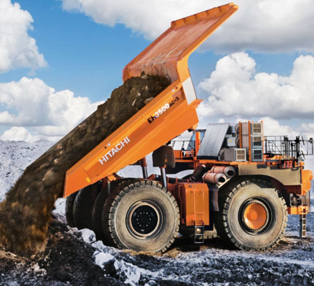 Tombereau rigide EH3500AC3, LA DeereHitachi Construction Machinery diesel / pour mines